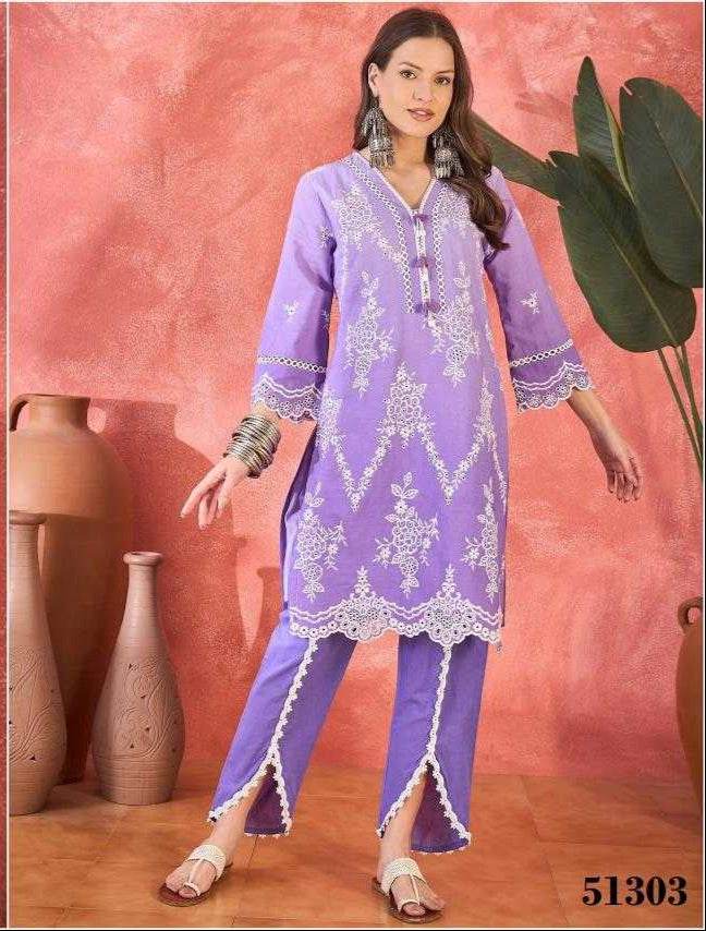 Pure Cotton Embroidered Chikankari Kurtis - MYLUXURY LANE ENTERPRISE
